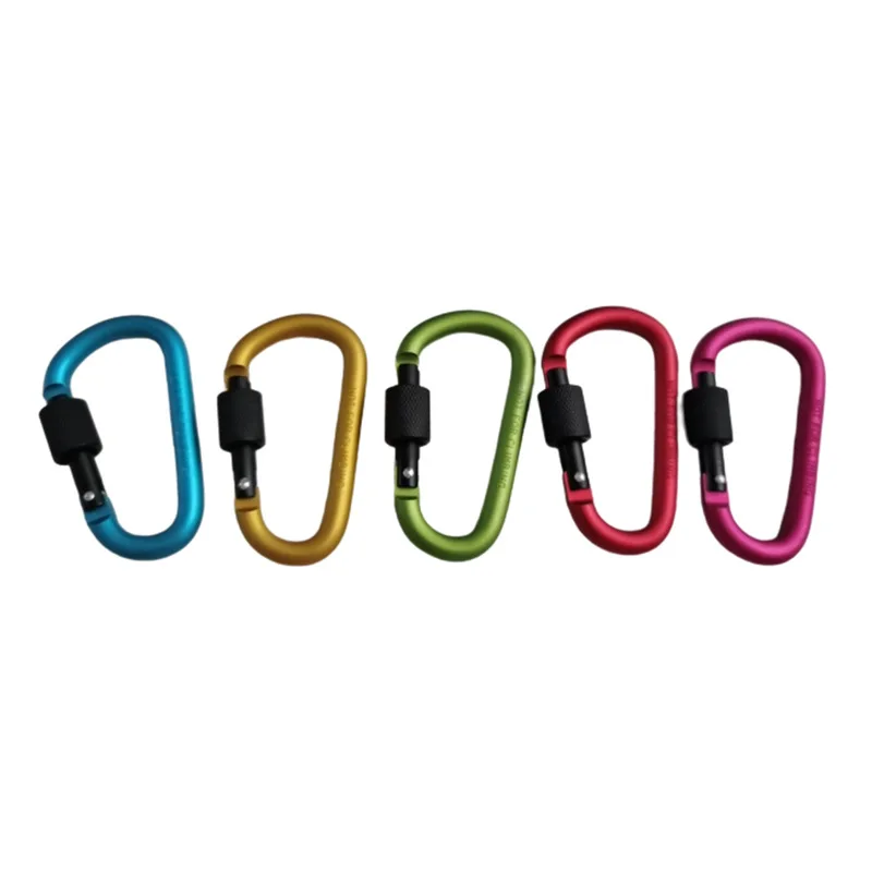 Заводская Горячая Распродажа, карабин с замком на заказ, карабин в форме брелка, карабин из алюминиевого сплава для брелков, мешков, чайников
