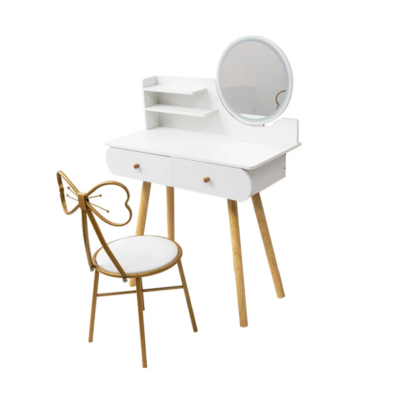 Thicken Makeup Desk Vanity Table Stable Dressing Table Wood Bedroom Furniture Set 