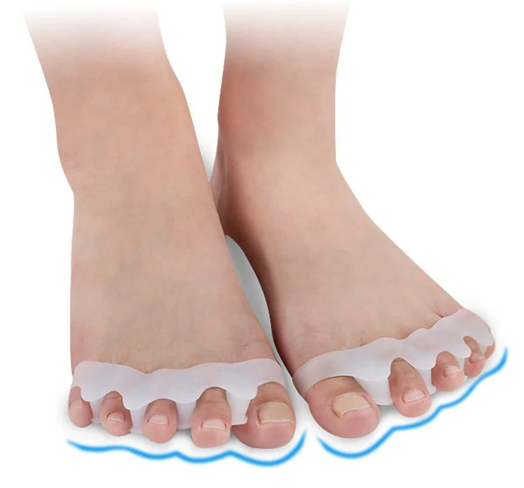 High Quality Unisex Comprehensive Hallux Valgus Correction Sole Protector Silicone Socks Protect Toe Straightener Foot Care
