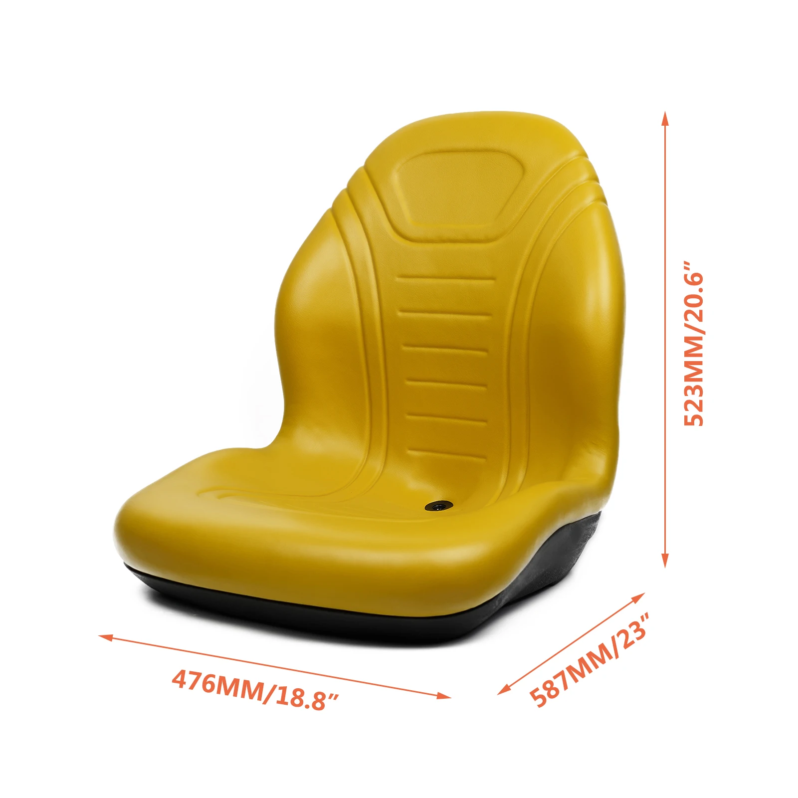 Yellow HIGH BACK Seat for John Deere Gator Gas Diesel Model 4x2 4x4 HPX TH 6x4 