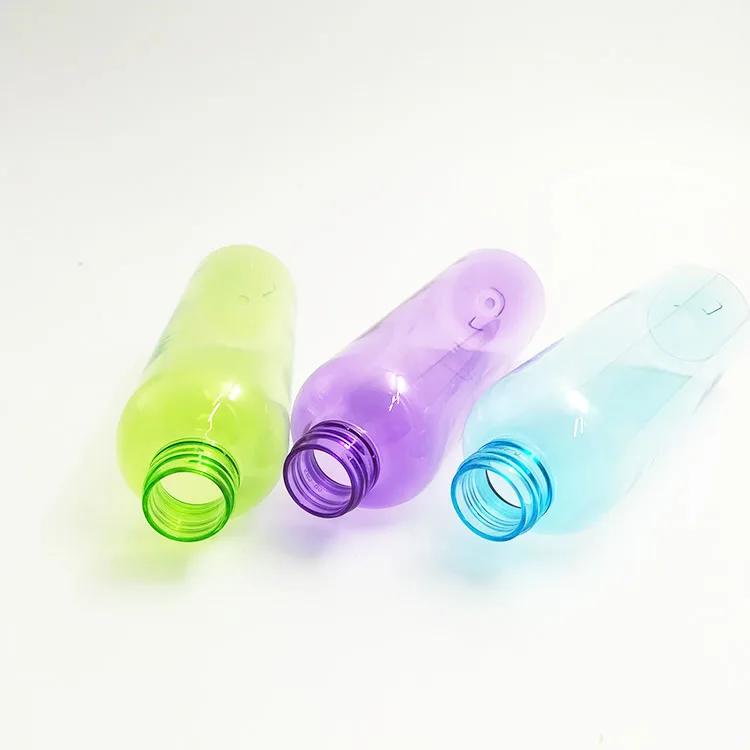 ODM Factory RUIPACK OEM Custom 250ml Empty Plastic PET Transparent Green Blue Yellow Color Cosmetic Spray Perfume Shampoo Containers Packaging Bottles Manufacturer
