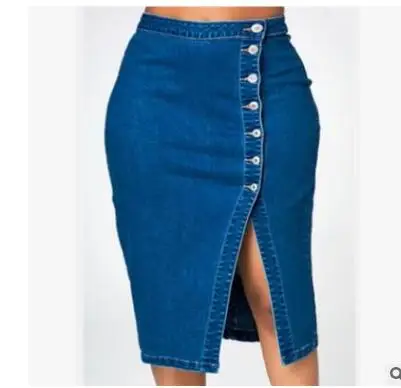 Buy Single-breasted Long Skirts,Casual 