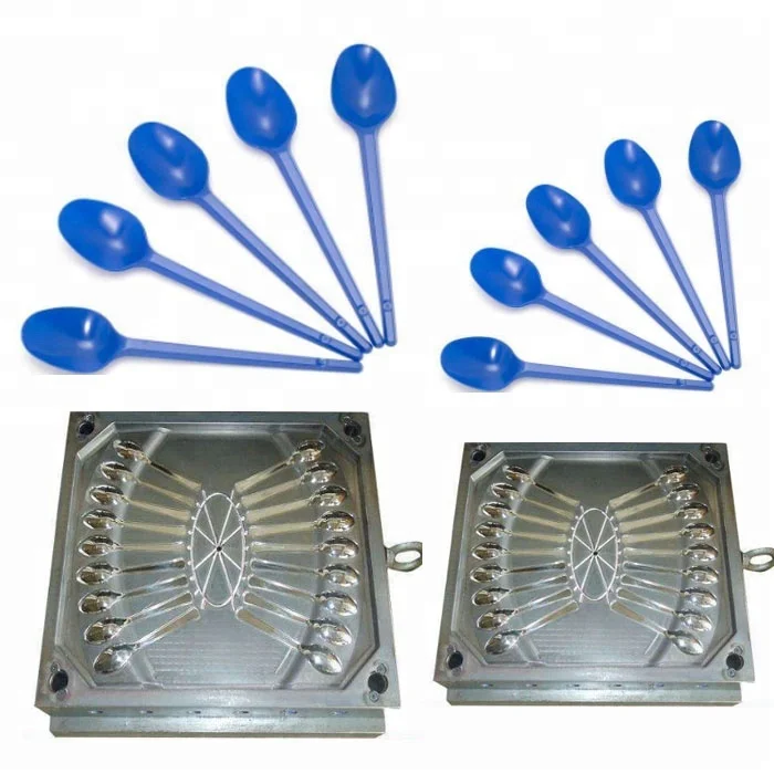 Hot Sale Plastic Spoon Molds Spoon Molds Plastic Cutlery Molds Moulds
