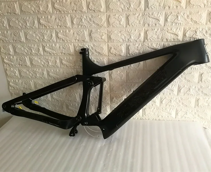 Carbon E-bike Mtb Frame Full Hidden Cable Suspension Shimano Du-ep800 ...