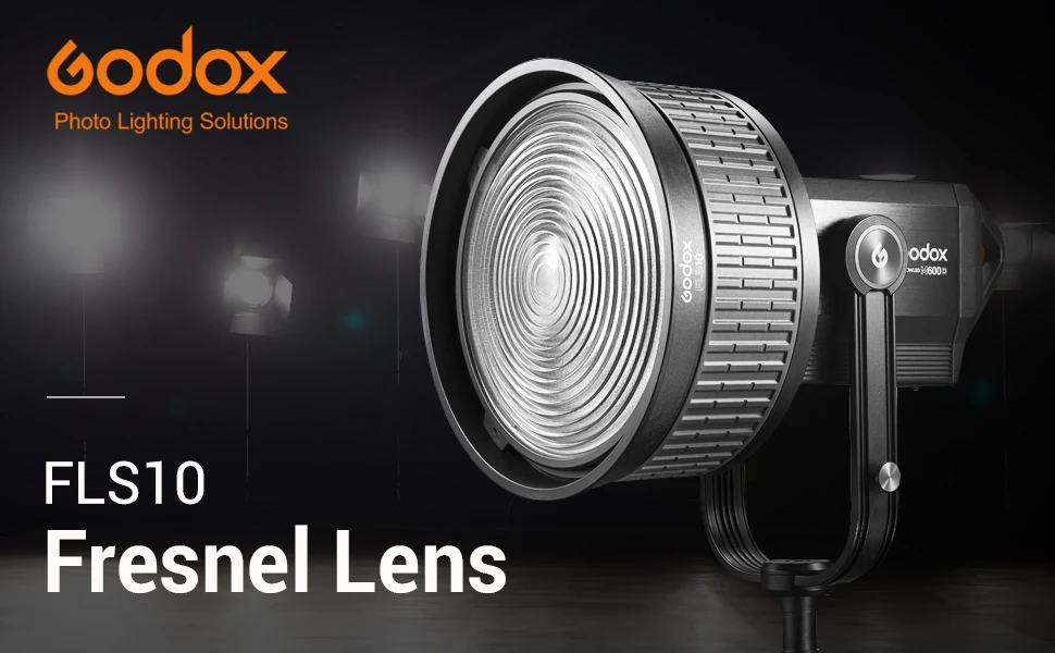 Godox Fls10 Fresnel Lens Light Shaper For Godox Led Video Lights Sl60