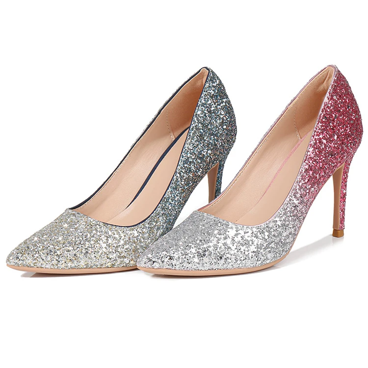 Tacones altos y punta aguda diseño estilizado para fiesta – MarketModa