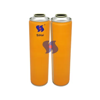 Logo Custom Acceptable OEM Metal Packing paint 57X206mm Empty Aerosol Tin Cans