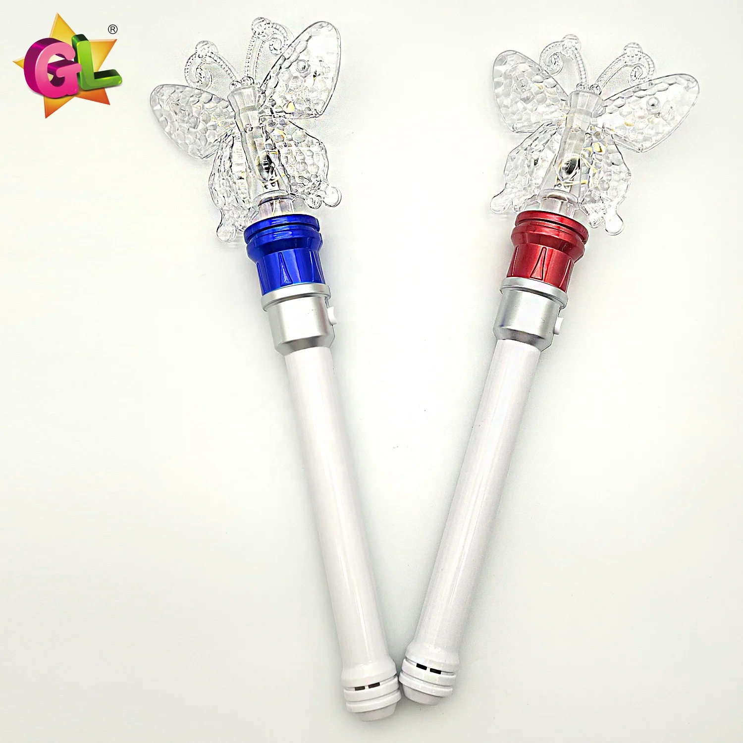 Light up Spinning Butterfly Wand - High Speed Rotating Star