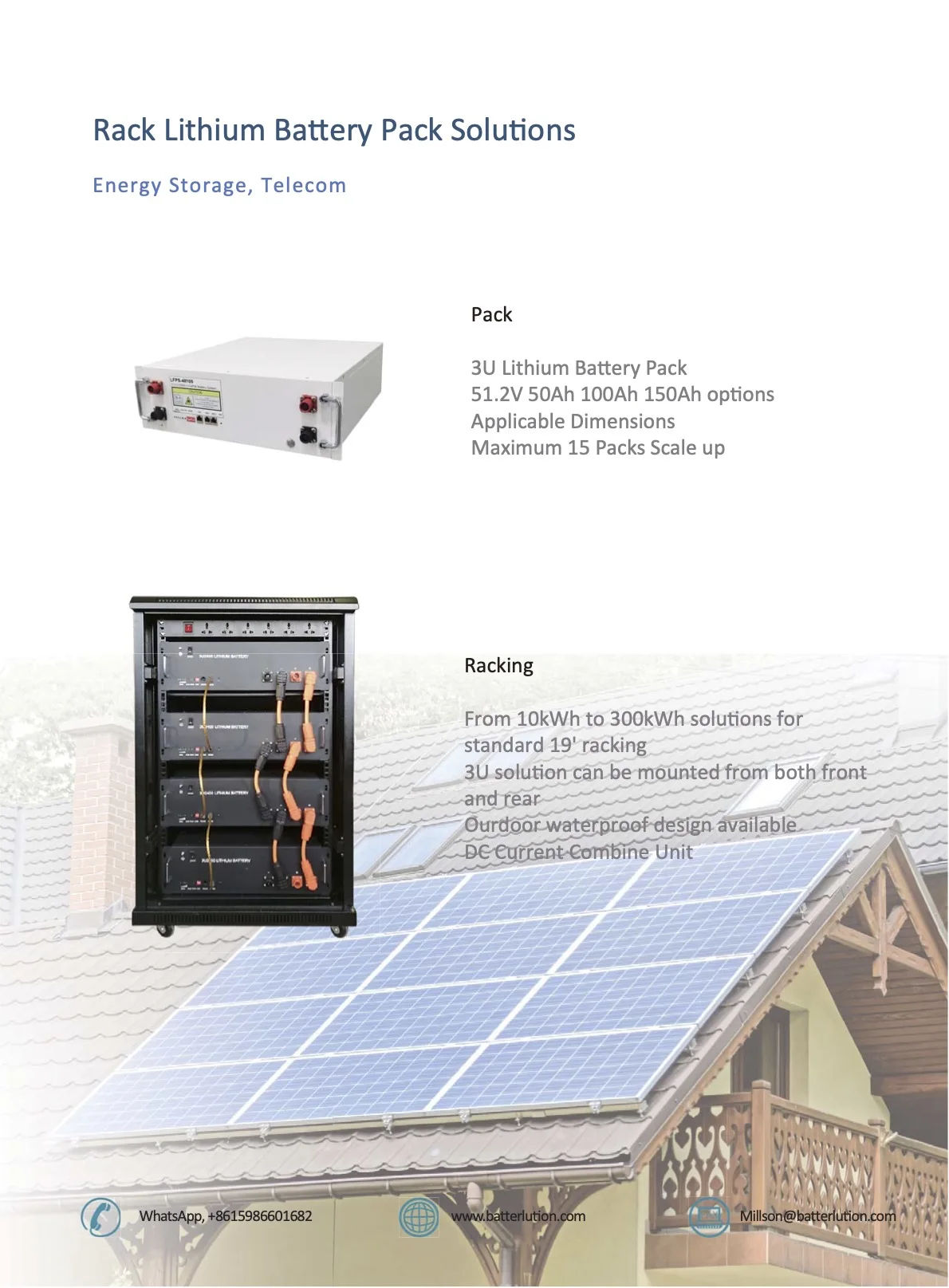 Enerlution 、 Hybess - Alto voltagecomercial 10000W Sistema de energía solar Kit Potencia de 5kw Hybrid Grid 10kW Sistema de almacenamiento de energía solar de energía solar 13
