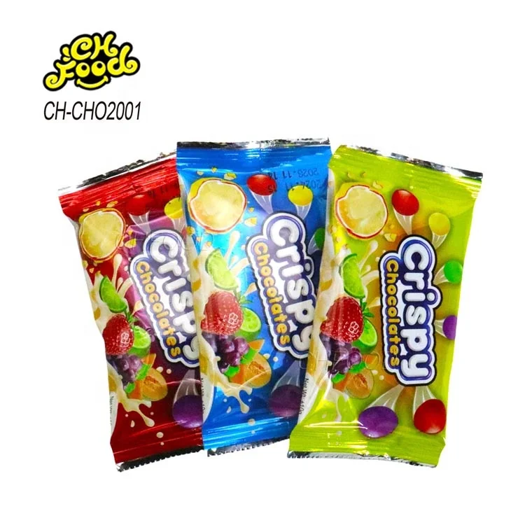 Custom Halal Crispy Chocolates Ball Candy Sweets Wholesale and OEM China Snack for Children