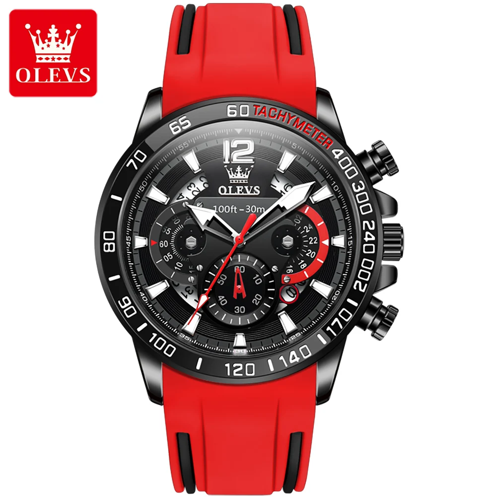 OLEVS 9936 Men's Watch Luxury Quartz Waterproof Wristwatch
