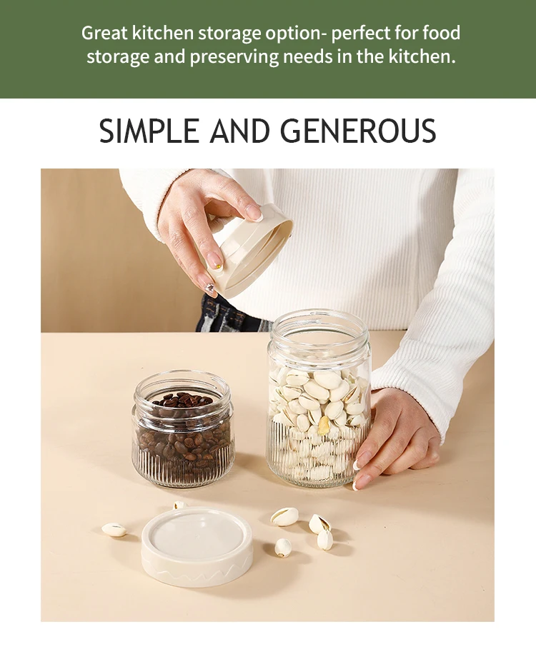 Manufacturers Supply Quality Wholesale Glass Jars Bamboo Lid Bottle