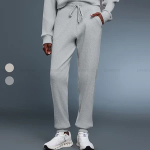 Fashionable Breathable Side Back Pocket Sweatpants Women's Solid Color Drawstring Baggy Sweat Pants Joggers Trousers Pants