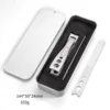 Silver Flat mouth with metal file Box packing