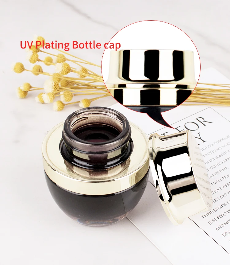 luxury skincare packaging cosmetic glass bottles 30g 50g 30ml 50ml 90ml 110ml 130ml new glass essence lotion pump bottle 30ml supplier