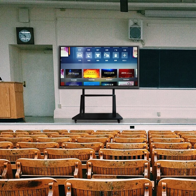 Digital Interactive Whiteboard Panel 4K Display LCD Electronic Whiteboard 65 Inch Interactive Smart Board