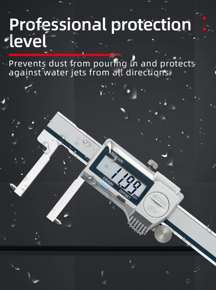 Mitutoyo Digital Inside Neck Caliper Electronic 6 Inch Digital Vernier