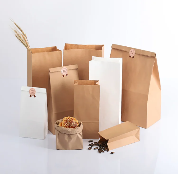 Brown 6x11inch V Bottom Paper Bags For Grocery Capacity 1kg