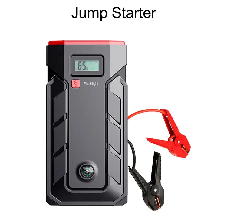 Fast Rechargeable Multifunction Jump Starter Auto Power Bank Supply