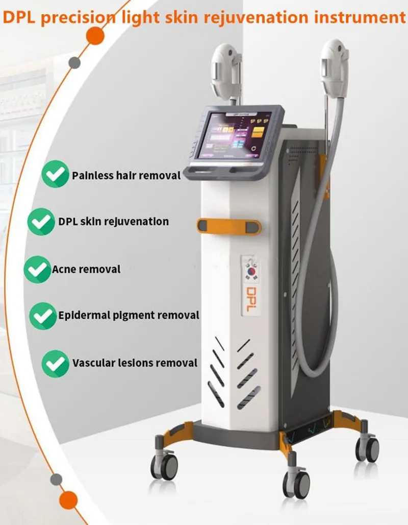 Professional DPL Laser Machine for Skin Rejuvenation IPL Hair Removal Machine DPL SHR OPT E-light Machine