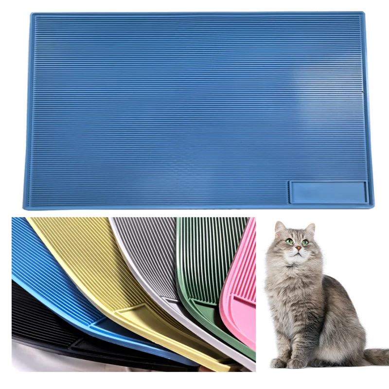 JIEYU New Large Size Cat Litter Mat Foam Pads Protect Floor Wash Folding Waterproof Pet Cool Mats Cat Scratching Pad factory
