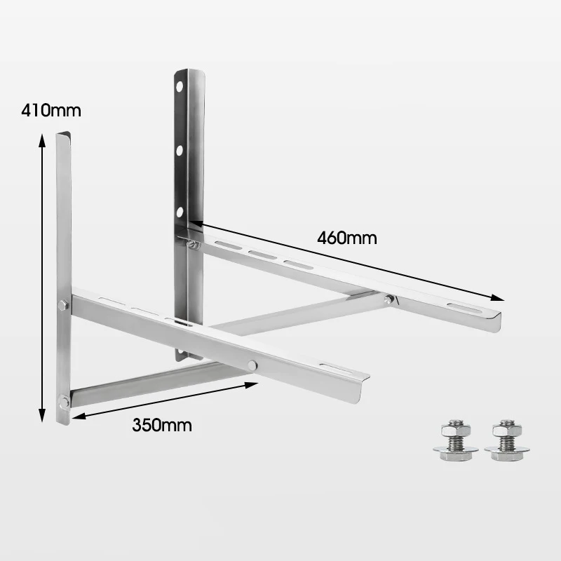 Braket AC Braket Luar Stainless Steel Dinding Tertempel untuk Braket AC Luar