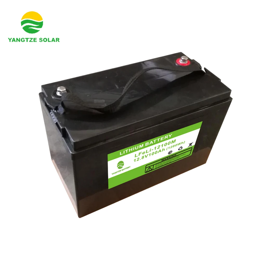 Yangtze Solar rechargeable li-ion lithium battery lifepo4 battery 12v 100ah