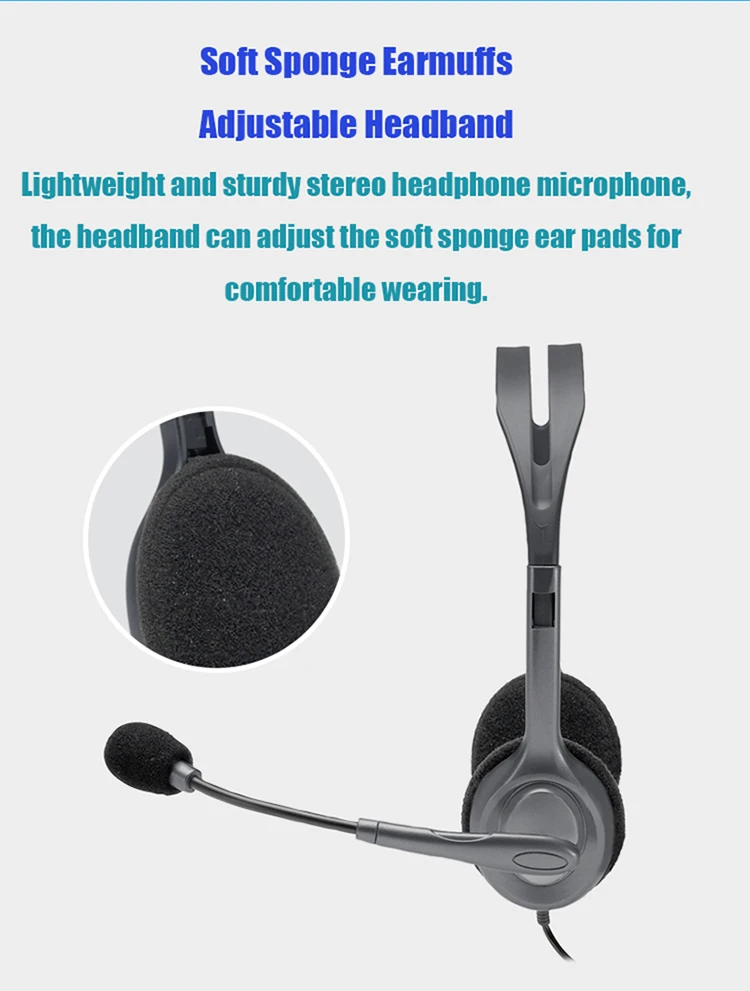 Headset Headphone Logitech H111 