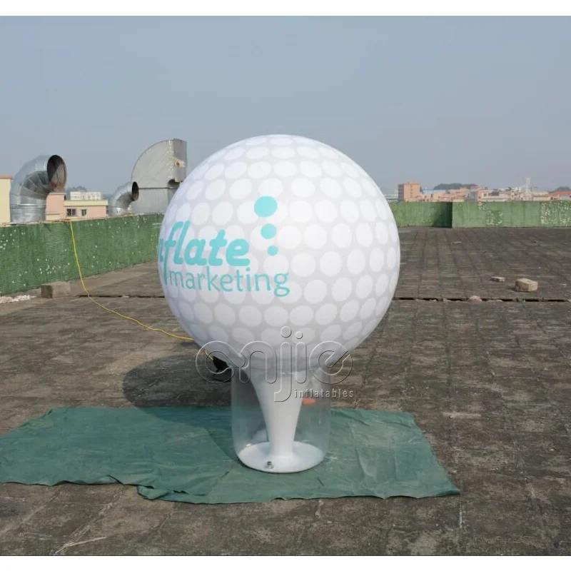 Giant Advertising Balloon PVC Large Floating Golf Ball Inflatable Golf Ball for Outdoor Advertising