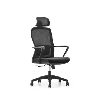 Hot sale Black PP+GF(30%) Plastic High Quality Mesh Chair with headrest For Office