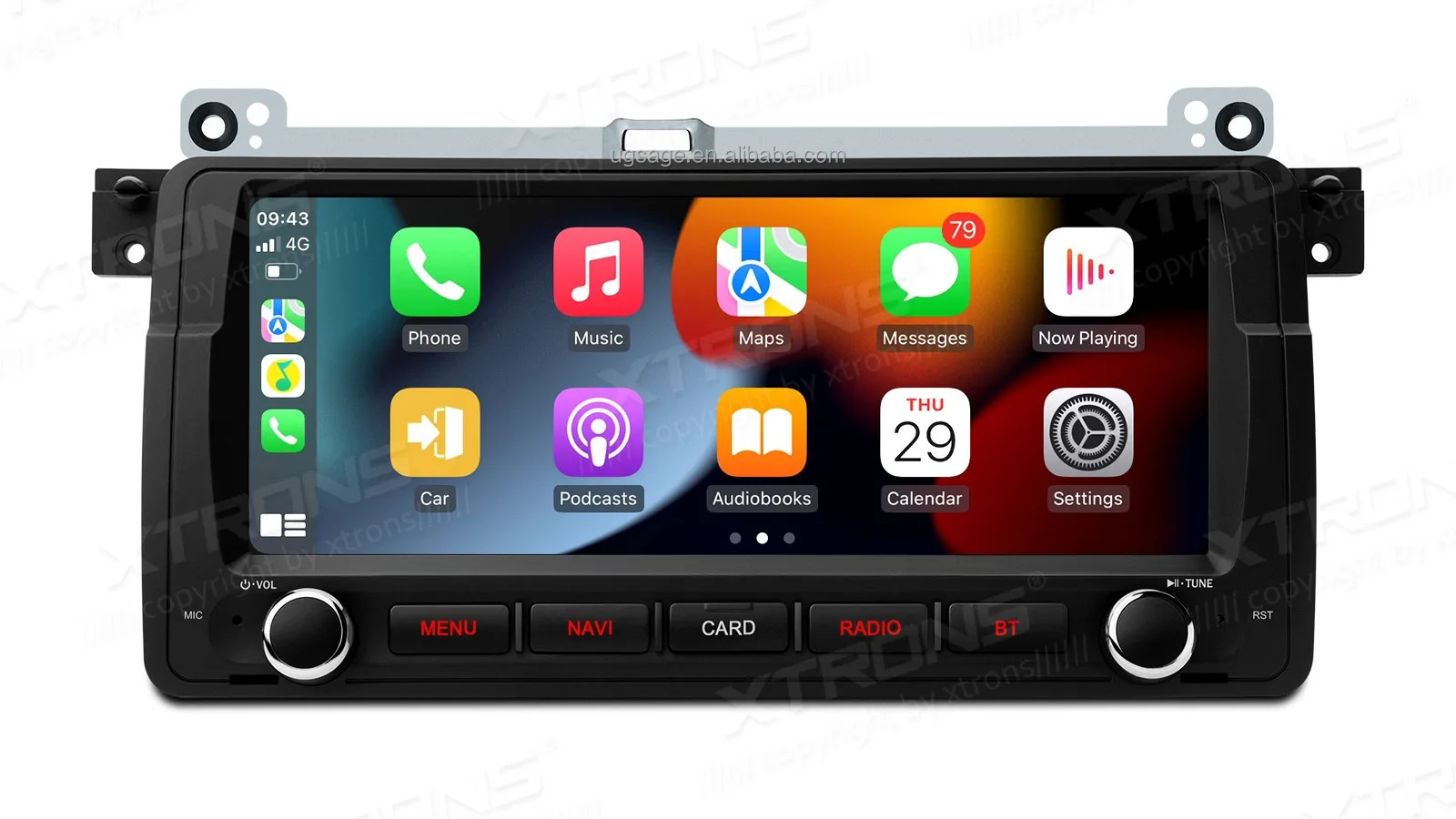 Xtrons Android Car Radio For Bmw E46 Rover 75 Mg Zt Carplay Screen Aa