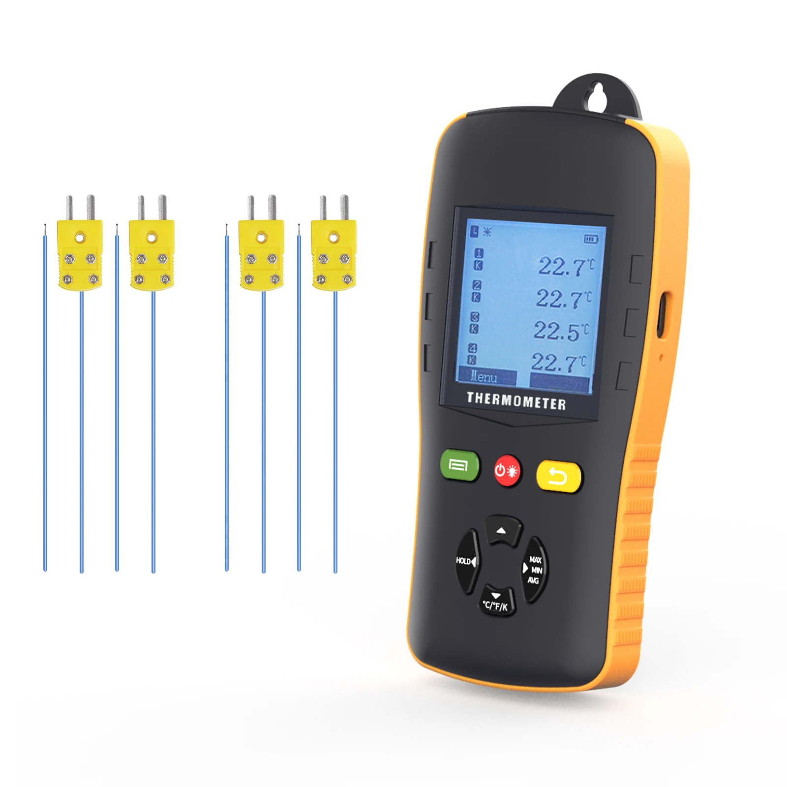 Thernometer High Temp Tzone High Quality 4 Channels Digital Thermocouple Thermometer K Type ...
