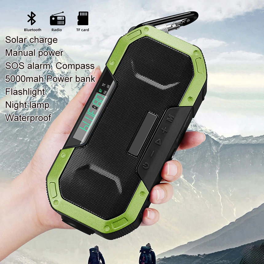 Multifunctional Global AM FM Radio Wireless Big Radio With Microphone Ubl 4 Ohm 3 Watt Portable Party Speaker Type C