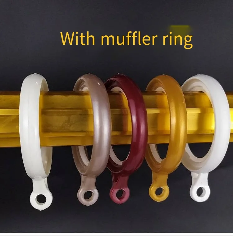 Curtain Accessories Hanging ring Mute mute curtain hook  Roman rod hook hanging curtain hanging ring supplier