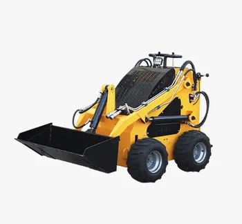 Earth-moving machinery mini skid steer mulcher 350kg 450kg SK650 tracked / wheeled skidsteer track loader