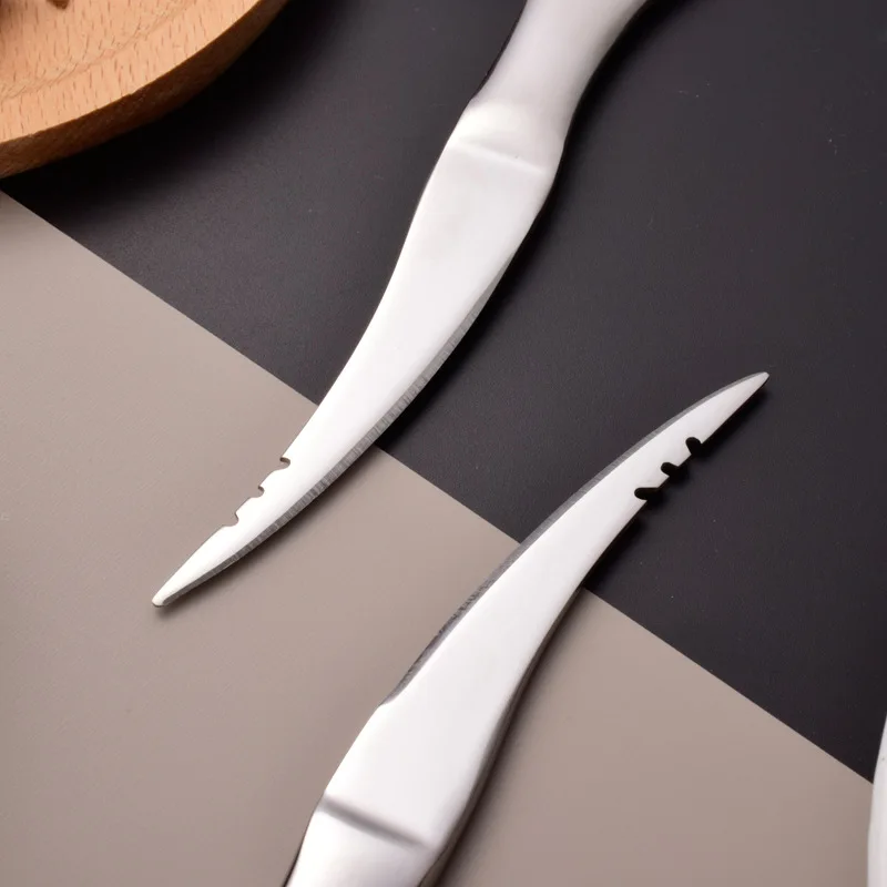 Кухонные инструменты из нержавеющей стали бытовые приспособления для пилинга креветок креативный лайнер для креветок нож для расщепления креветок