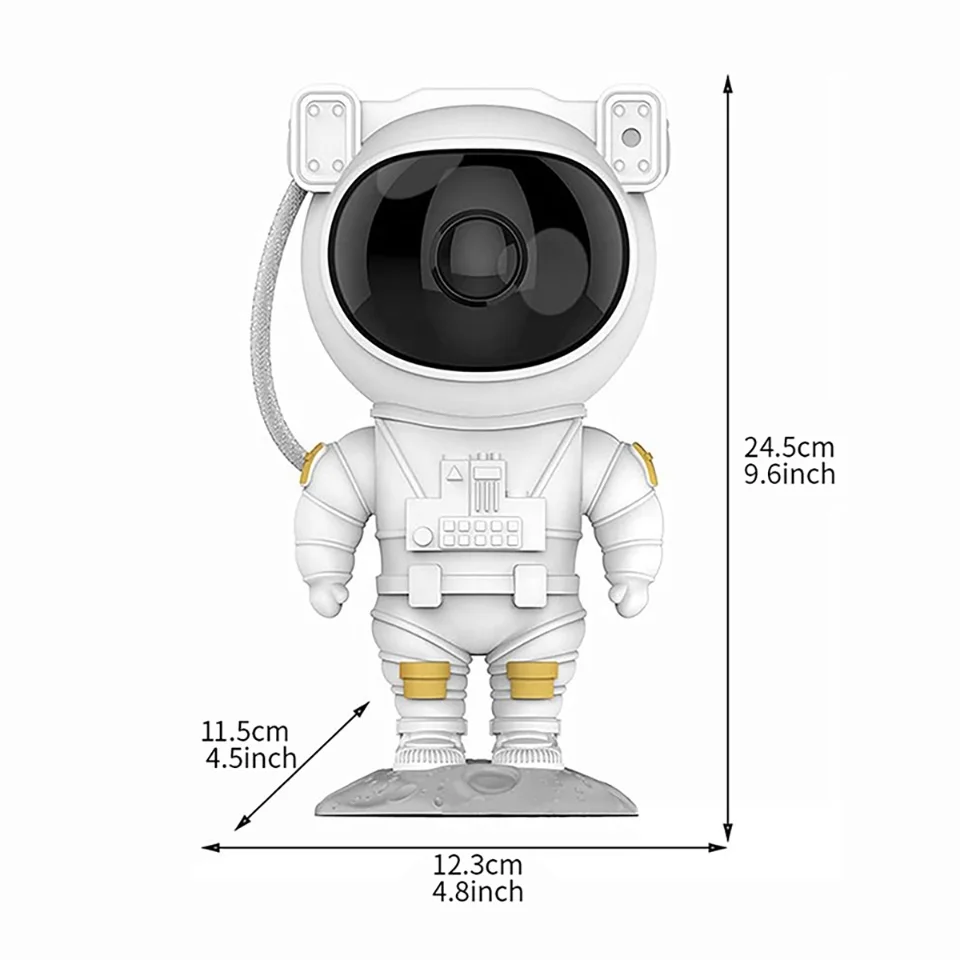 Kid Star Projector Night Light with Timer Remote Control and 360 Adjustable Design Astronaut Nebula Galaxy Night Light Projector