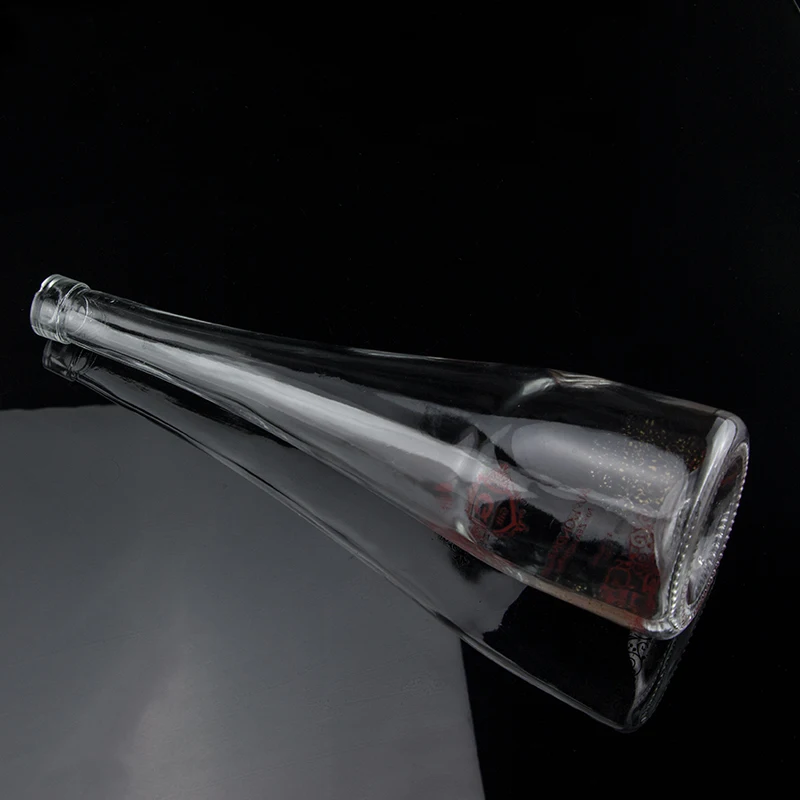 Alibaba.com: Wholesale Cone Shape Screen Printing 750ml Clear Glass ...