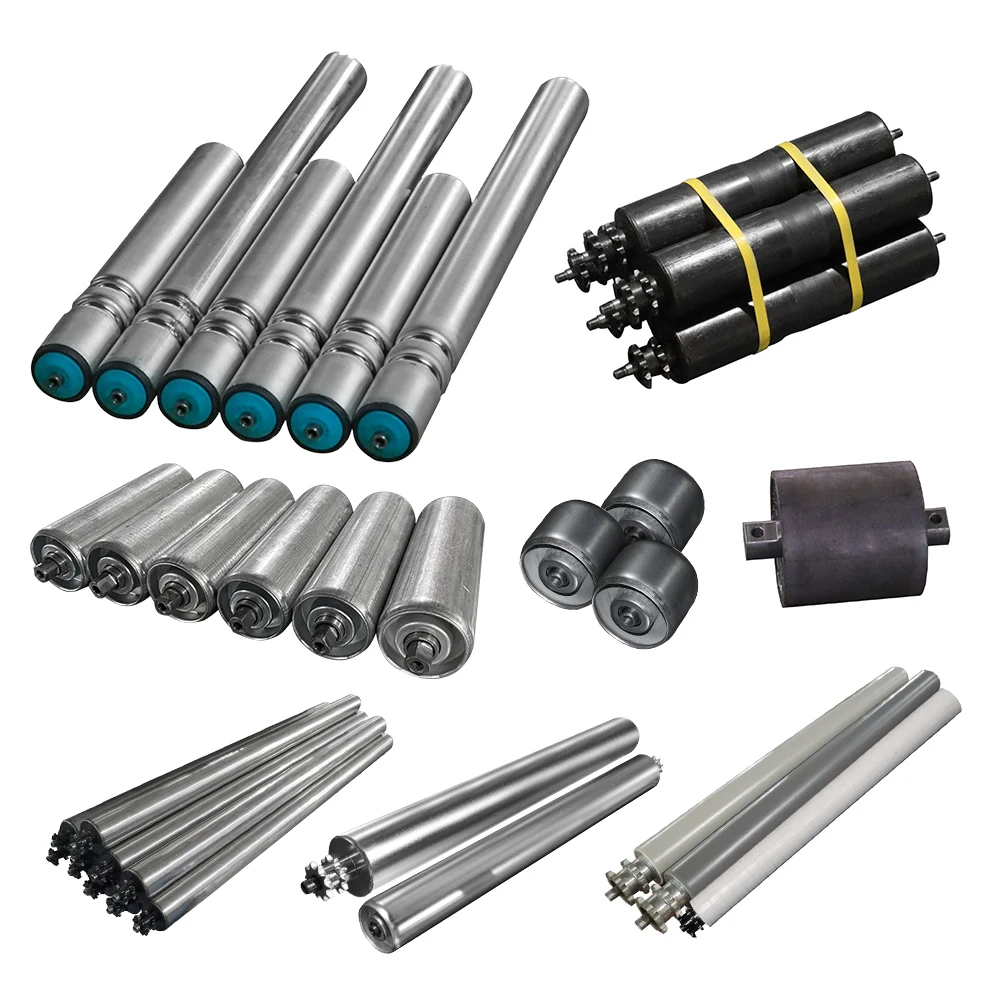Stainless Steel/Galvanized Steel Poly-Vee Conveyor Roller Gravity Roller For Material Handling Equipment Parts