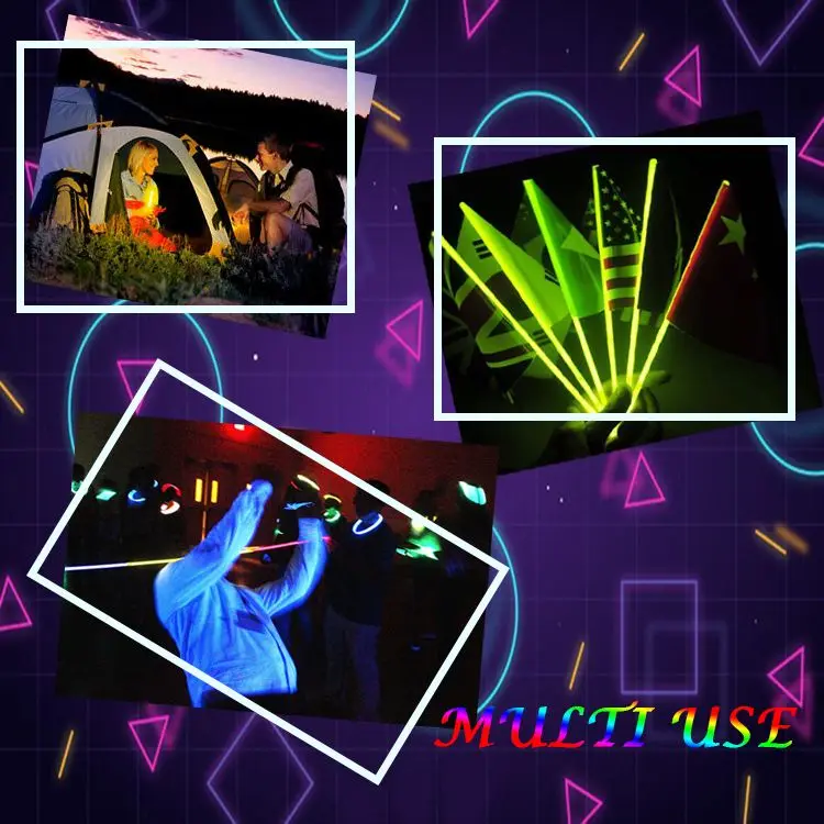 Glow Stick 100 Pcs With 100 Bracelet Connector Light Stick