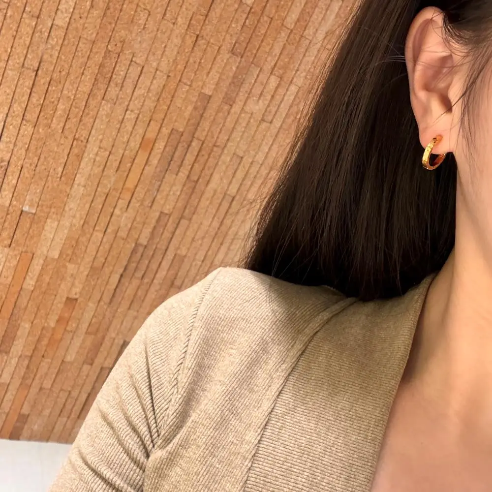 KAKODIY US Gold Plated Hoop Earrings Accessories Women's Luxury Silver 925 Earrings detail 4
