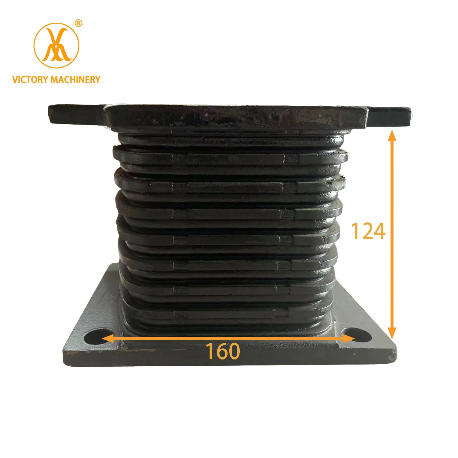 Leaf Spring Rubber Mounting For Heavy Truck Volvo 1629553 8151413  