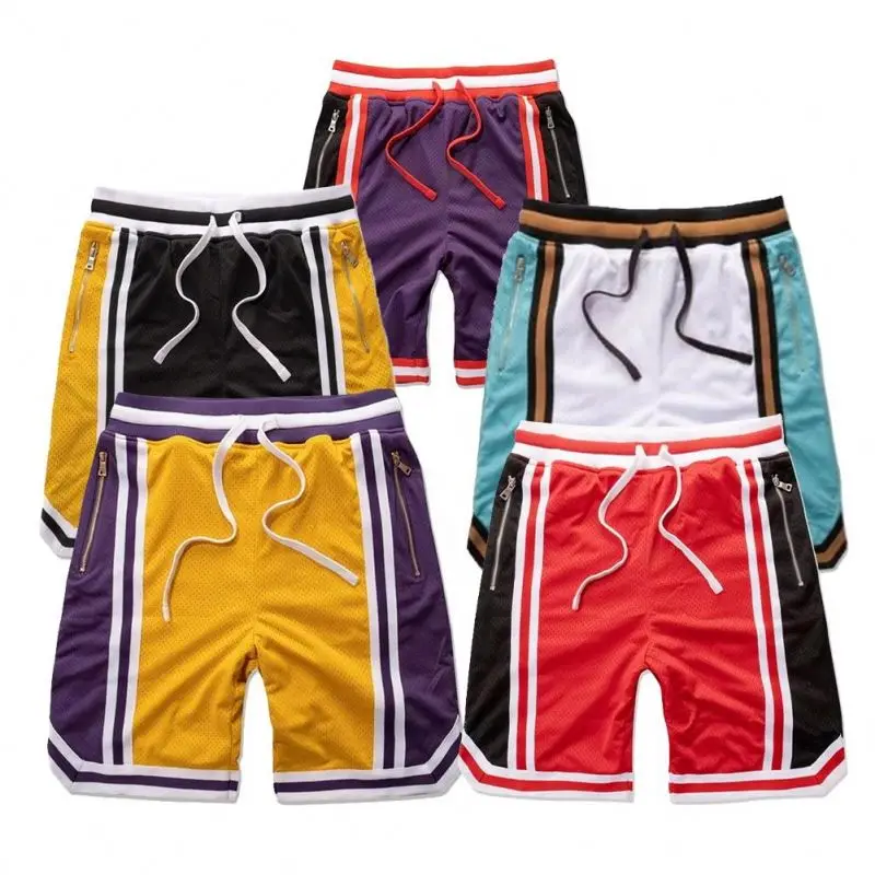 Custom Logo Polyester Mesh Jersey Hiphop Summer Retro Zipper Pocket  Basketball Shorts - China Basketball Shorts and Basketball Pants price