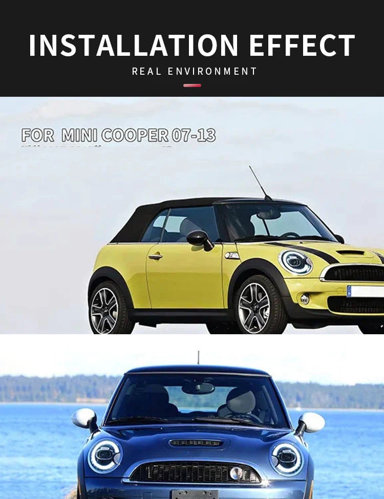 Factory Wholesale LED Headlights for BMW MINI Cooper R56 2007-2013 Car Light Accessories Auto Lighting System Parts manufacture