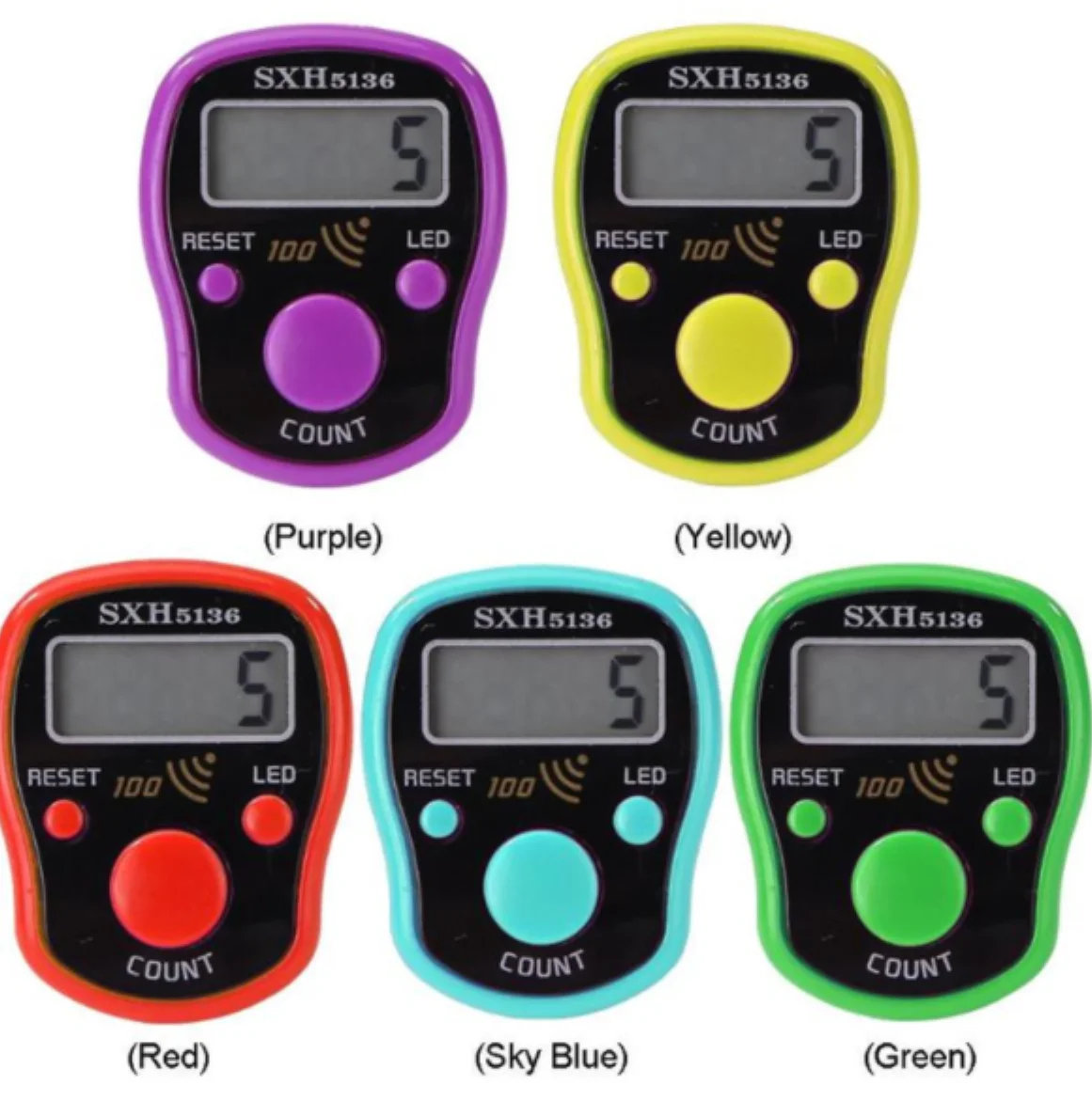 5 Digit Resettable Golf Tally Click Counter - Reliable Manual Number ...