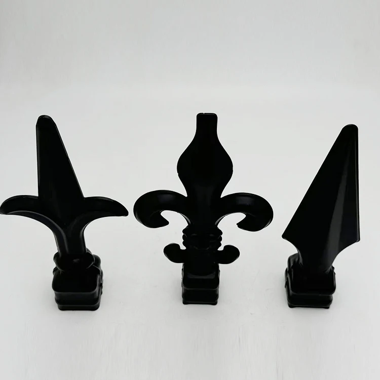 New Design Iron Gate Decorative Wrought Iron Fence Decoration Components Fence Spear Top