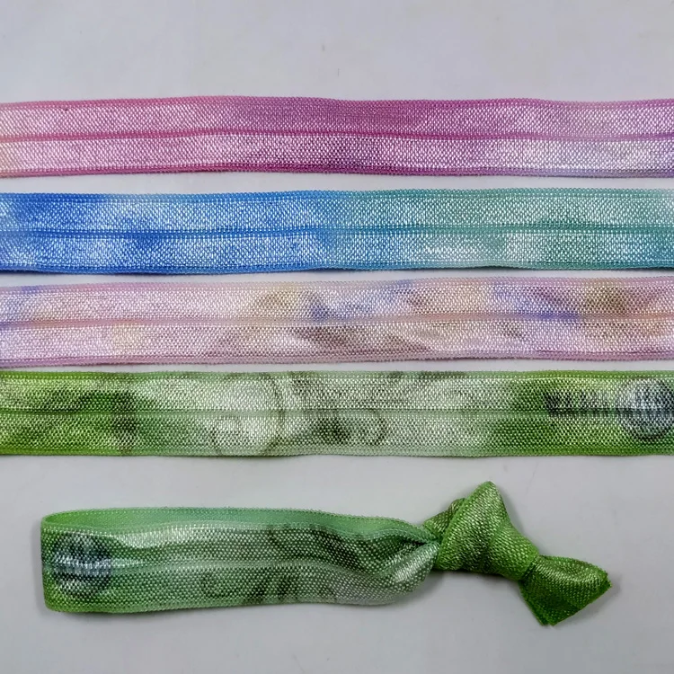 
 Резинка для волос с сублимационным логотипом на заказ, эластичная резинка для волос  