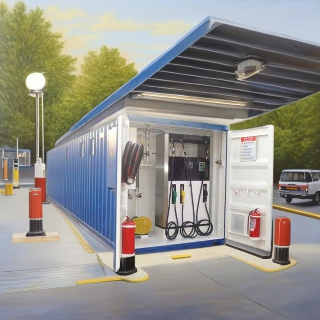Competitive Price Mobile Petrol Station Container Fuel Station Container Filling Station for South Africa