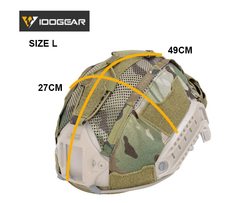 Pochette Arrière Amovible Pour Casque Tactique - IDOGEAR, Pour Piles NVG, Airsoft