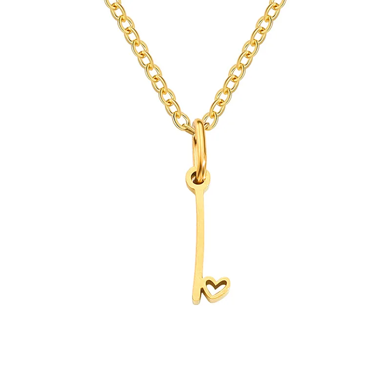 Necklace With Initial Pendant